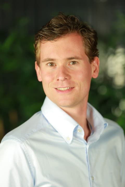 Portret van Chris Aerts, oprichter van Factor10